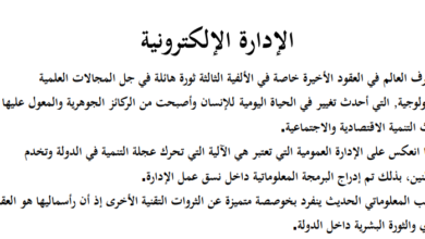 الإدارة الإلكترونية 2030 الإدارة الإلكترونية 2030