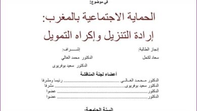 الحماية الاجتماعية بالمغرب إرادة التنزيل وإكراه التمويل PDF الحماية الاجتماعية بالمغرب إرادة التنزيل وإكراه التمويل PDF
