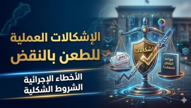 الإشكالات العملية للطعن بالنقض الإشكالات العملية للطعن بالنقض